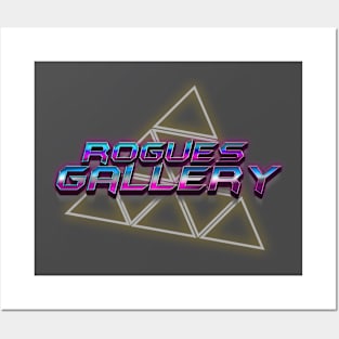 ROGUES GALLERY 80s Text Effects 3 Posters and Art
